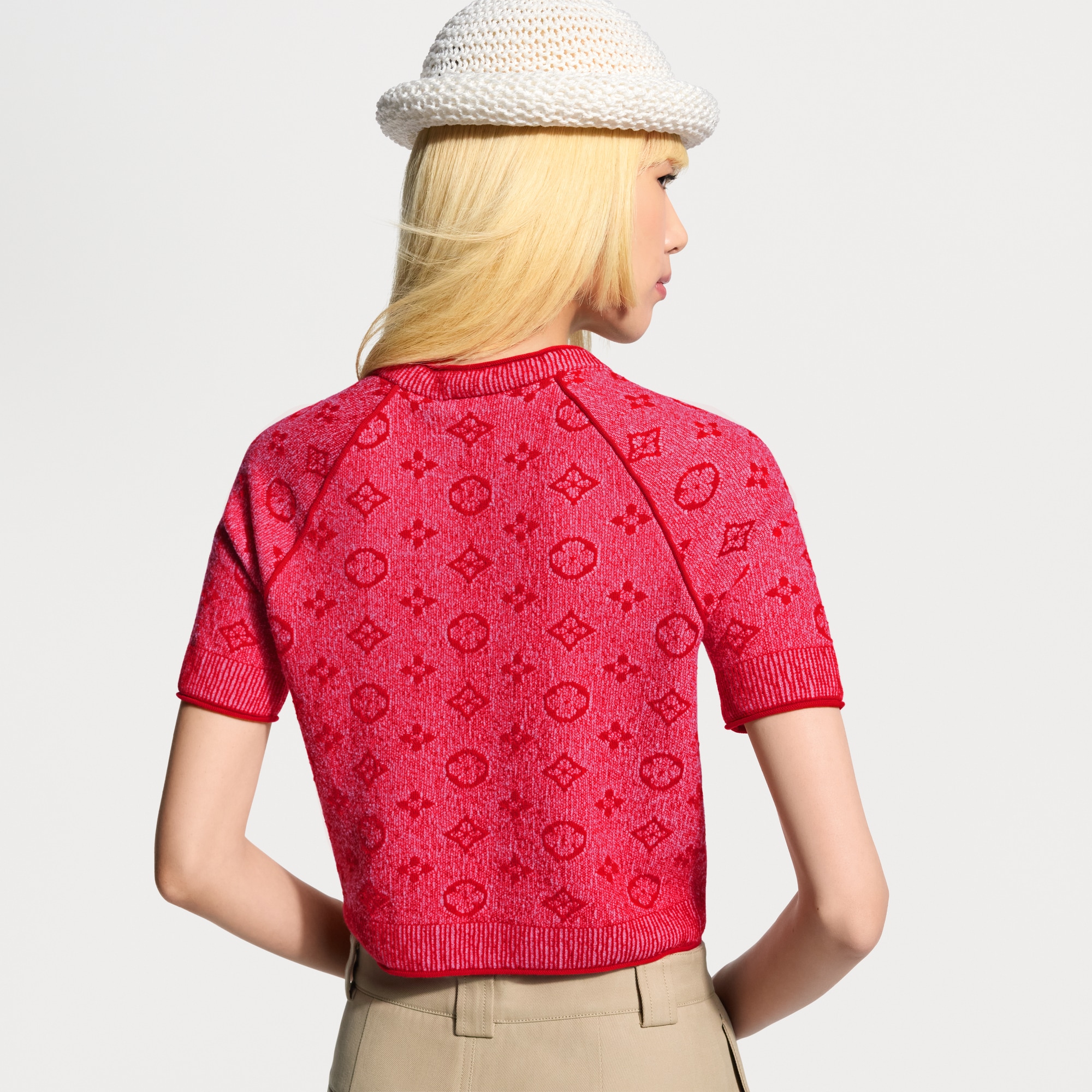 Monogram Tweed-Effect Knit Top - Ready-to-Wear | LOUIS VUITTON